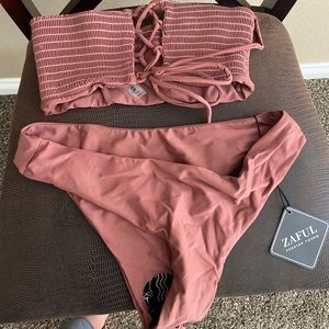 Zaful Bikini in Mauve